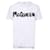 T-shirt con logo stampato di Alexander McQueen Bianco Cotone  ref.522289