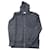 Stone Island Zip Up Hooded Sweatshirt in Navy Blue Cotton  ref.522310
