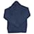 Suéter de tricô com decote em V canelado Loro Piana em linho azul  ref.522312