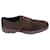 Chaussures à Lacets Salvatore Ferragamo en Daim Marron Suede  ref.522321