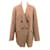 Brunello Cucinelli jacket in tan linen  Brown  ref.522323