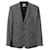 Sandro Single Breasted Blazer in Grey Wool  ref.522337