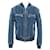 Balmain jacket in padded blue denim   ref.522372