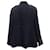Chaqueta Chanel con capa forrada en tweed negro Poliamida Nylon  ref.522373