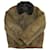 Giorgio Armani Vintage Shearling Jacket in Brown Leather  ref.522412