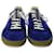 Sneakers Berluti Stringate in Pelle Scamosciata Blu Svezia  ref.522417