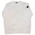 Stone Island Logo Badge Sweatshirt in White Cotton  ref.522452