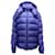 Moncler Montgenevre Padded Hooded Jacket in Blue Polyamide Nylon  ref.522485