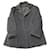 Dolce & Gabbana Dolce Gabbana Reversible Coat in Gray Wool Black  ref.522529
