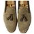Mocasín con borlas en ante marrón Alexander Mcqueen - vista 7