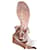 Sandalo Valentino Rockstud in pelle iridescente oro D'oro  ref.522922