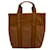 Hermès [Used] HERMES Hermes Fool Tukabas Tote Bag Half Leather Brown  ref.523116