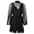 Maje Kleid aus Tüll mit Volant aus schwarzem Polyamid Nylon  ref.523316