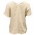 BLUSA V-Cuello Vince en Viscosa Marfil Blanco Crudo - vista 2