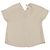 BLUSA V-Cuello Vince en Viscosa Marfil Blanco Crudo - vista 3