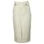 Autre Marque Alexa Chung Midi Saia Lápis em PVC Creme Branco Cru Plástico  ref.523356