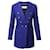 Saint Laurent Tweed Blazer in Blue Wool  ref.523371