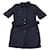 Equipment Paulena Belted Twill Playsuit in Navy Blue Cotton  ref.523398