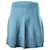 Sandro Paris Knitted Skirt in Blue Jersey Cotton  ref.523411