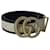 Gucci Matelasse-Gürtel mit Logo-Schnalle aus weißem Leder  ref.523422