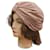 Autre Marque Vintage 60s turban headband hat Pink Cotton  ref.523477