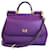 Dolce & Gabbana Sicilia Púrpura Cuero  ref.523551