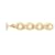 Yves Saint Laurent maxi gadroon dorato D'oro Metallo  ref.523811