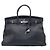 Hermès HERMES BIRKIN 40 Sac Palladium Hardware en Cuir Togo Noir
