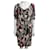 Diane Von Furstenberg Robe en soie DvF vintage Kitt Multicolore  ref.524615