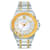 Versace Relógio com pulseira de reação em cadeia Dourado Metálico  ref.524713