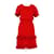 Maje robe Red Cotton  ref.524980