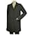 Veste femme Aspesi gris anthracite en polyamide matelassé à col manteau taille S  ref.525020