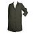Aspesi Woman's Anthracite Gray Polyamide Padded Collared Jacket Coat size S Dark grey - view 7