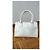 Christian Dior Flight Borsa in pelle bianca Bianco - vista 4
