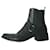 GIVENCHY Men's black leather boots T44 IT very good condition  ref.525343