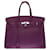 Hermès Impresionante bolso de mano de Hermes Birkin. 35 cm en cuero Togo Anemone, adornos de metal plateado paladio Púrpura  ref.525608