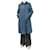 Autre Marque vintage coat size 38 Blue Wool Nylon  ref.525762