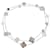 Autre Marque Lange Halskette „Magic Alhambra“ von Van Cleef & Arpels aus Weißgold, Diamanten.  ref.525948