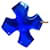 Baccarat sapphire blue occitan cross Dark blue Glass  ref.525954