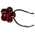Baccarat Flor de Lili vermelho granada Vidro  ref.525956