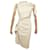 Hermès HERMES M TOP + SKIRT SET 38 BEIGE LEATHER DRESS LEATHER SKIRT DRESS  ref.526078