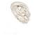 Hermès HERMES TORSADE RING SIZE 54 in Sterling Silver 925 STERLING SILVER RING Silvery  ref.526115