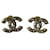 Chanel Earrings Golden Cream Metal Pearl  ref.526275