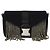 Christopher Kane Borsa a Tracolla Devine con Cristalli in Neoprene Nero