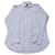 Etro Gestreiftes Button-Down-Hemd aus blauer Baumwolle  ref.526310