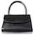 By Far Mini Bag in Black Semi Patent Leather  ref.526342