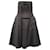 Petite Robe Noire Bustier Carolina Herrera en Coton Noir  ref.526354