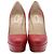 Decolleté Valentino Rosso Platform in Pelle Rossa - vista 4
