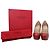 Decolleté Valentino Rosso Platform in Pelle Rossa - vista 7