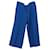 Pantalon Marni Square en Laine Tropicale Bleue  ref.526444